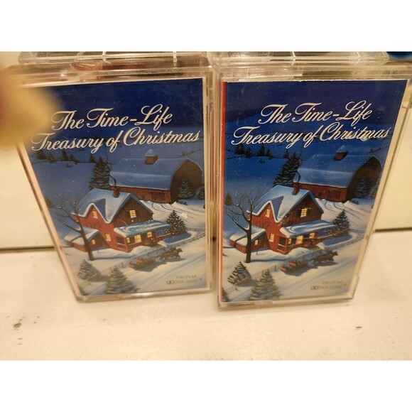 Time Life Treasury of Christmas Music Cassette 2 Tapes Sides 1-4 Tape Set 1986 - Picture 2 of 12